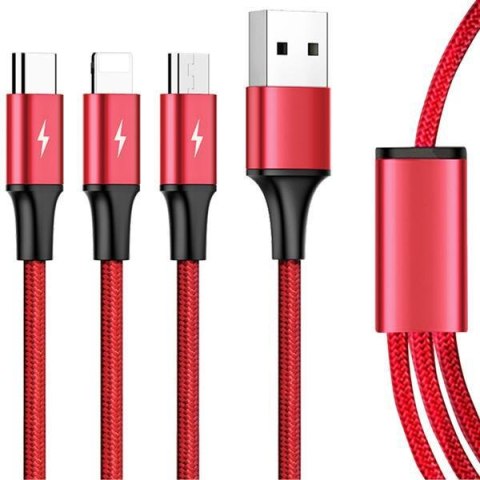 Unitek 3-in-1 USB Kabel ładujący C4049RD