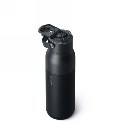 LARQ Bottle PureVis 2 - inteligentna, samoczyszcząca butelka filtrująca, światło UV-C 1L (obsidian black)