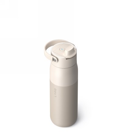 LARQ Bottle PureVis 2 - inteligentna, samoczyszcząca butelka filtrująca, światło UV-C 680ml (mojave dune)
