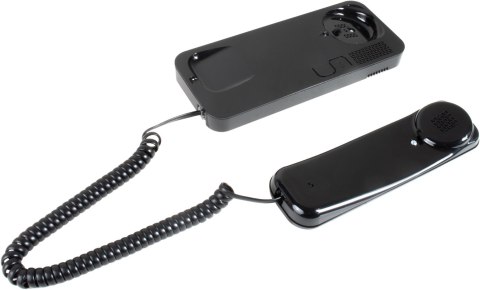 DOMOFON CYFRAL COSMO 1-LOKATORSKI KASETA CZARNA/UNIFON CZARNY