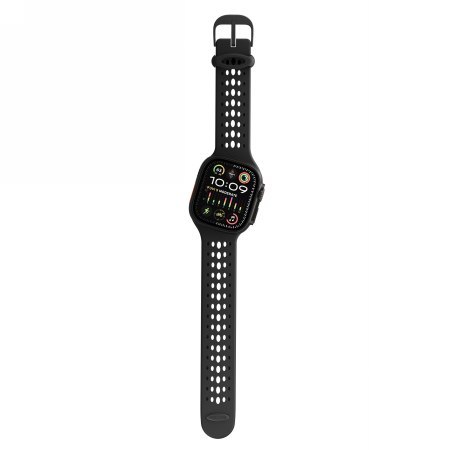 Decoded Silicone Ares O Band - silikonowy pasek do Apple Watch 44/46/49 mm (black)