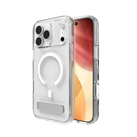 ZAGG Crystal Palace Snap KS - etui z podstawką do iPhone 17 Pro Max kompatybilne z MagSafe (clear)
