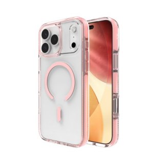 ZAGG Santa Cruz Snap - etui do iPhone 17 Pro Max kompatybilne z MagSafe (pink sorbet)