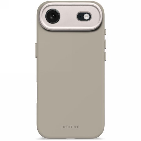 Decoded AntiMicrobial Silicone Backcover - silikonowa obudowa ochronna do iPhone 17 Air kompatybilna z MagSafe (soft taupe)