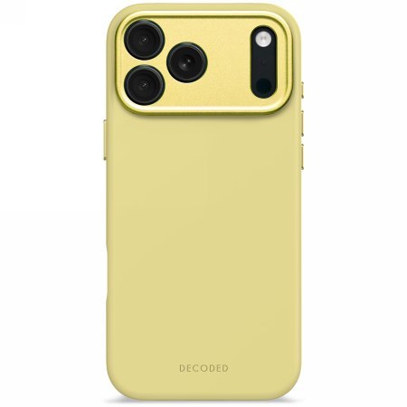 Decoded AntiMicrobial Silicone Backcover - silikonowa obudowa ochronna do iPhone 17 Pro Max kompatybilna z MagSafe (yuma yellow)