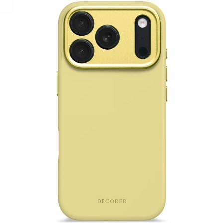 Decoded AntiMicrobial Silicone Backcover - silikonowa obudowa ochronna do iPhone 17 Pro kompatybilna z MagSafe (yuma yellow)