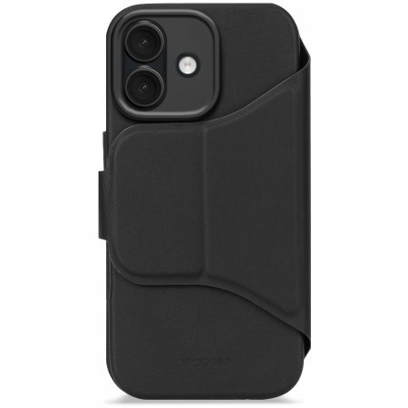 Decoded Textured Silicone Detachable Wallet - obudowa ochronna do iPhone 17 kompatybilna z MagSafe (phantom black)