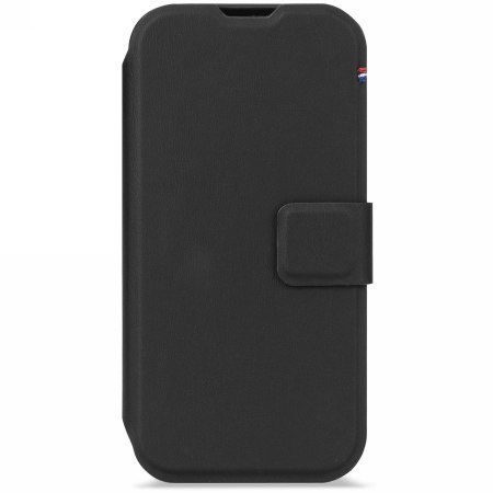 Decoded Textured Silicone Detachable Wallet - obudowa ochronna do iPhone 17 kompatybilna z MagSafe (phantom black)