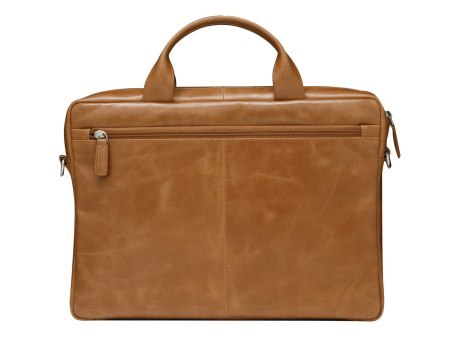 Dbramante1928 Amalienborg - skórzana torba z paskiem na ramię oraz kieszenią na laptop 15" (tan)
