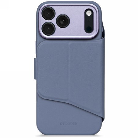 Decoded Textured Silicone Detachable Wallet - obudowa ochronna do iPhone 17 Pro kompatybilna z MagSafe (forever blue)