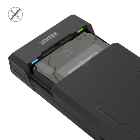 Unitek Obudowa USB 3.1 do HDD 2,5'', 3,5'' SATA UASP