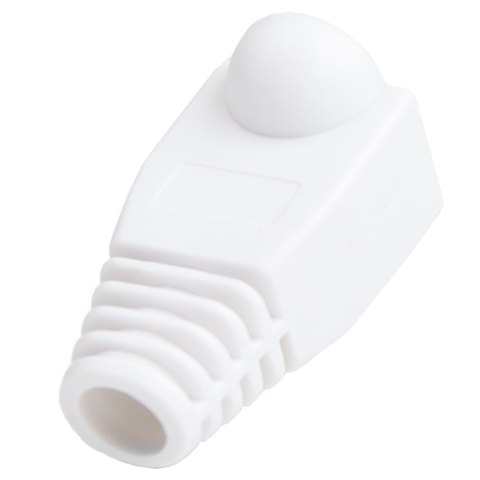 Unitek Osłona wtyku RJ45, 6 mm, 100 szt. biała