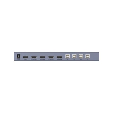 Unitek Przełącznik KVM 4K HDMI 2.0 4-in 1-out +USB