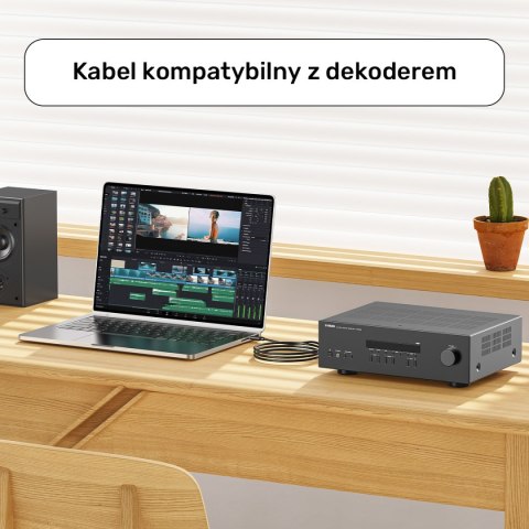Unitek kabel do drukarki USB C na USB B 2.0 czarny 1m