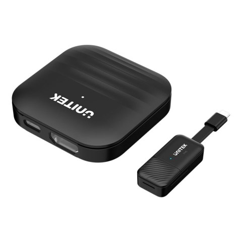 Unitek Bezprzewodowy nadajnik HDMI zasięg do 50m, czarny