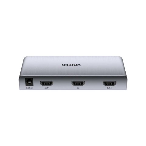 Unitek Rozgałęźnik sygnału HDMI 1 IN-2 OUT 4K