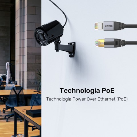 Unitek kabel Ethernet RJ-45 LAN, patchcord cat.8 (S/FTP), przewód sieciowy 5m