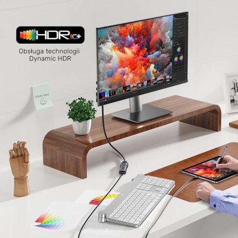 Unitek przedłużacz HDMI (M) - HDMI (F) 2.1, 8K 1,5m