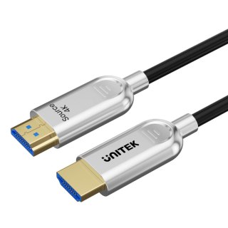 Unitek Kabel optyczny HDMI 2.0 AOC 4K 60Hz 100 m