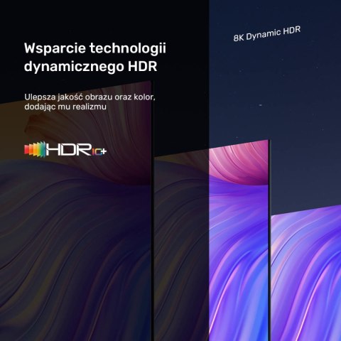 Unitek przewód 8K LUX HDMI 2.1 oplot 1,5 M