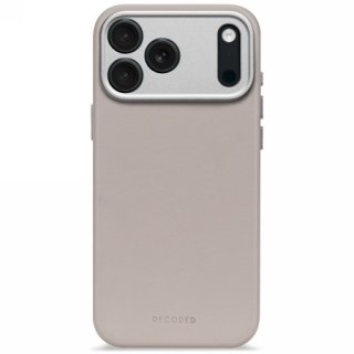Decoded Leather Backcover - skórzana obudowa ochronna do iPhone 17 Pro kompatybilna z MagSafe (solid clay)