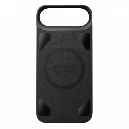 NOMAD Magnetic Leather Back - nakładka magnetyczna na iPhone Air kompatybilna z MagSafe, skóra Horween (black)