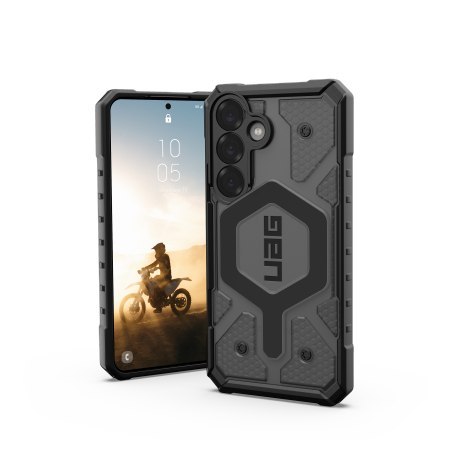 UAG Pathfinder Clear Magnet - obudowa ochronna do Samsung Galaxy S25 5G z wbudowanym modułem magnetycznym (ash) [mto]