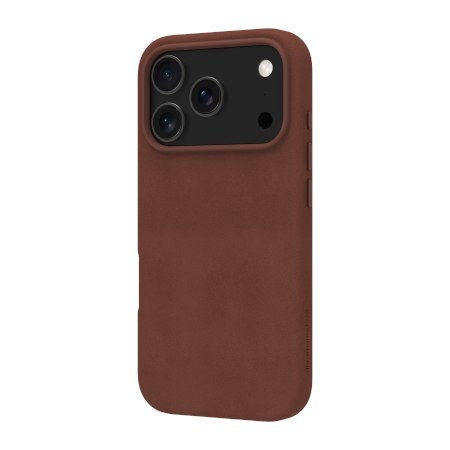 Dbramante 1928 Lynge MS - skórzane etui ochronne do iPhone 17 Pro kompatybilne z MagSafe (dark tan)