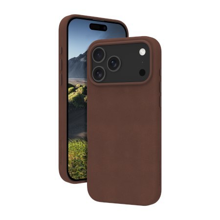 Dbramante 1928 Roskilde MS - skórzane etui do iPhone 17 Pro Max kompatybilna z MagSafe (dark tan)