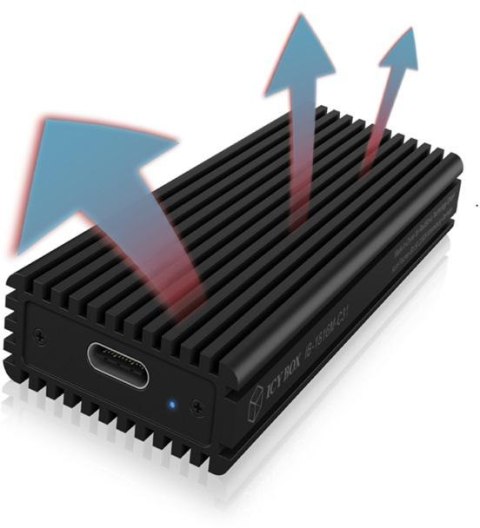 Obudowa IcyBox IB-1816M-C31 Type-C na PCIe NVMe M.2