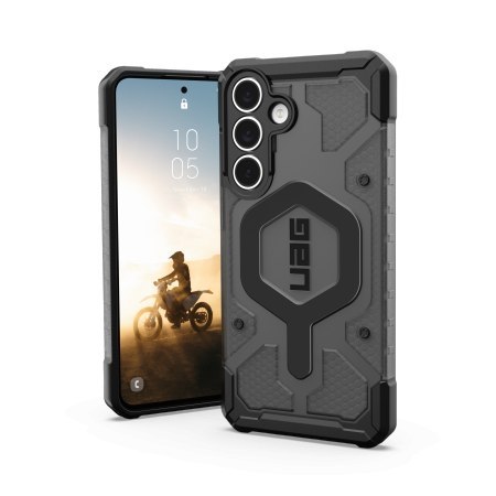 UAG Pathfinder Clear Magnet - obudowa ochronna do Samsung Galaxy S25 FE z wbudowanym modułem magnetycznym (ash/black)