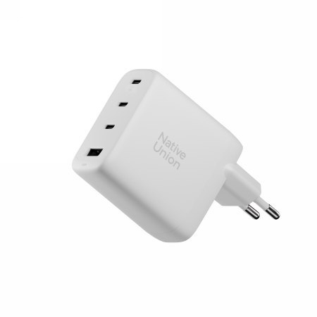 Native Union Fast GaN Charger - ładowarka 100W PD, 3x USB-C, 1x USB-A (white)