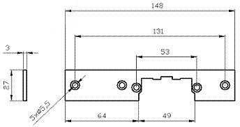 SZYLD ELEKTRA PROSTY KRÓTKI MAL.; 2421