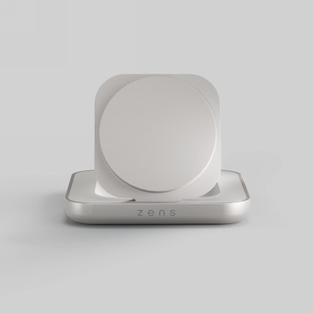 ZENS Magnetic Nightstand Charger - ładowarka bezprzewodowa Qi2 15W (white)