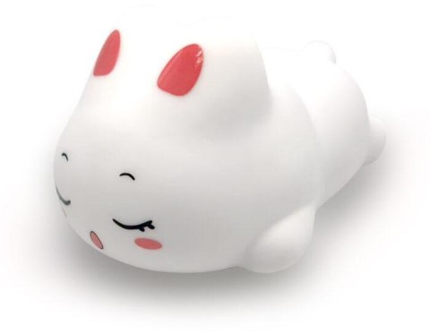 Silikonowa, multikolorowa lampka nocna dla dzieci POKKY (Dreaming Bunny) MT225