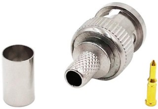 Wtyk BNC zaciskany WZ059BNC-100 1szt.