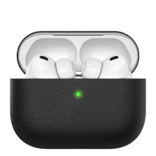 KeyBudz Artisan Leather Case - skórzane etui ochronne do AirPods Pro 3 (black)