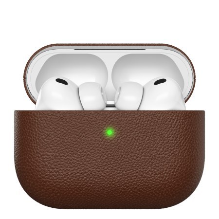 KeyBudz Artisan Leather Case - skórzane etui ochronne do AirPods Pro 3 (natural brown)