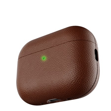 KeyBudz Artisan Leather Case - skórzane etui ochronne do AirPods Pro 3 (natural brown)