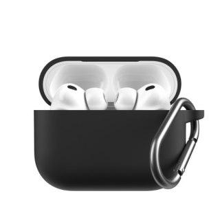 KeyBudz Elevate Keychain - silikonowe etui ochronne do AirPods Pro 3 (black)