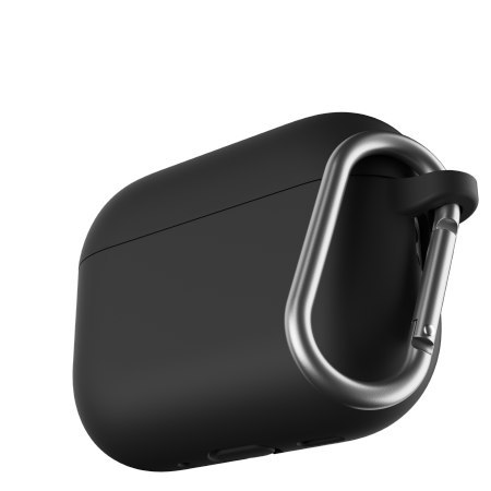 KeyBudz Elevate Keychain - silikonowe etui ochronne do AirPods Pro 3 (black)