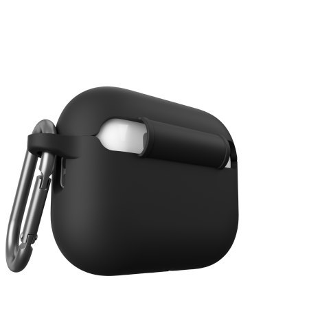 KeyBudz Elevate Keychain - silikonowe etui ochronne do AirPods Pro 3 (black)