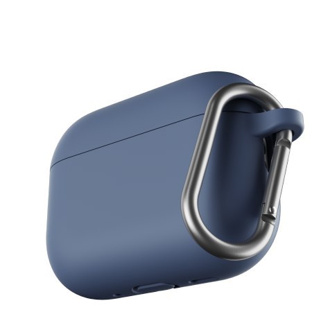 KeyBudz Elevate Keychain - silikonowe etui ochronne do AirPods Pro 3 (cobalt blue)