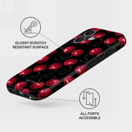Burga Tough Magsafe - etui ochronne do iPhone 17 kompatybilne z MagSafe (cherrybomb)