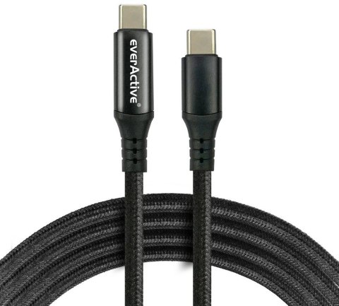 KABEL USB-C / USB-C LCD everActive CBB-2PD5L 200cm 20V 5A 100W