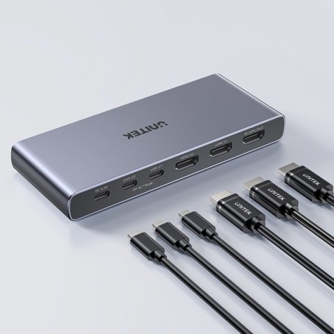 Unitek Przełącznik 4K HDMI/USB-C 4 in 1 out