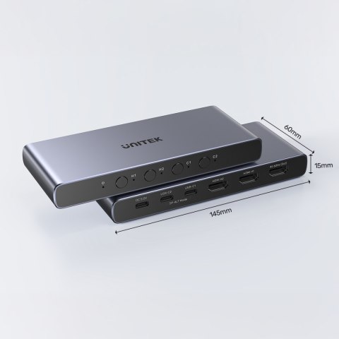 Unitek Przełącznik 4K HDMI/USB-C 4 in 1 out