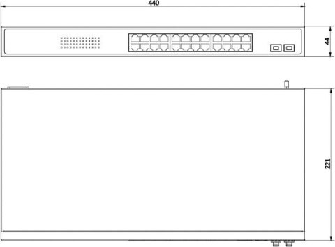 Switch Hikvision DS-3E1526P-SI LinkVu