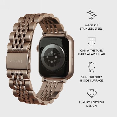 BURGA Metal Bracelet Chic Royal - bransoleta do Apple Watch 38-42 mm (rose gold)