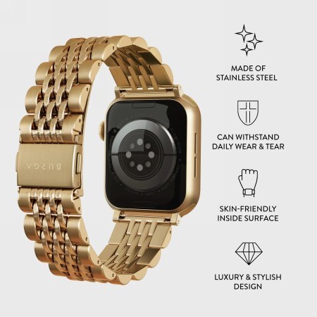 BURGA Metal Bracelet Chic Royal - bransoleta do Apple Watch 42-49 mm (gold)